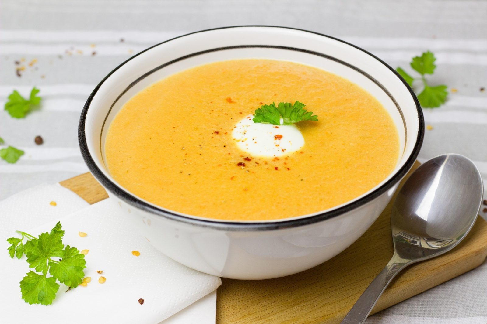 Carrot, Orange, and Ginger Soup