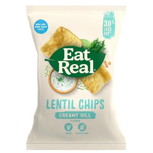 Eat Real Lentil Chips - Creamy Dill
